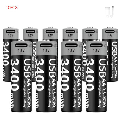 batterie rechargeable MATOV AA 1,5 V 3400mWh Ma boutique