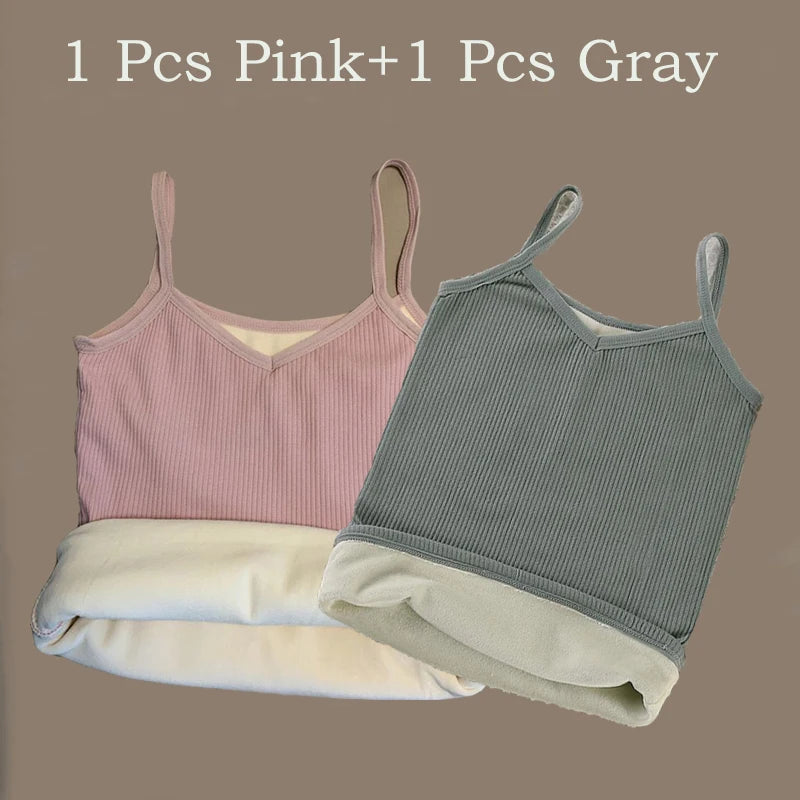 Lot de 2 Débardeurs Thermiques Femme | Hiver | Sans Manches | Velours Doux & Chaud | Taille Unique Extensible - BLACKBEARD OUTDOOR INDUSTRIES