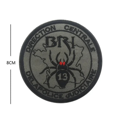 Patch Écusson Brodé GIGN GIPN BRI – Patch Tactique Militaire France  – Pochettes à Attacher pour Vêtements et Sacs - BLACKBEARD OUTDOOR INDUSTRIES