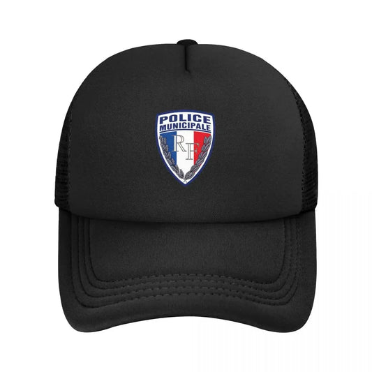 Casquette Mesh Insigne Police Municipale Française – Snapback Unisexe - BLACKBEARD OUTDOOR INDUSTRIES