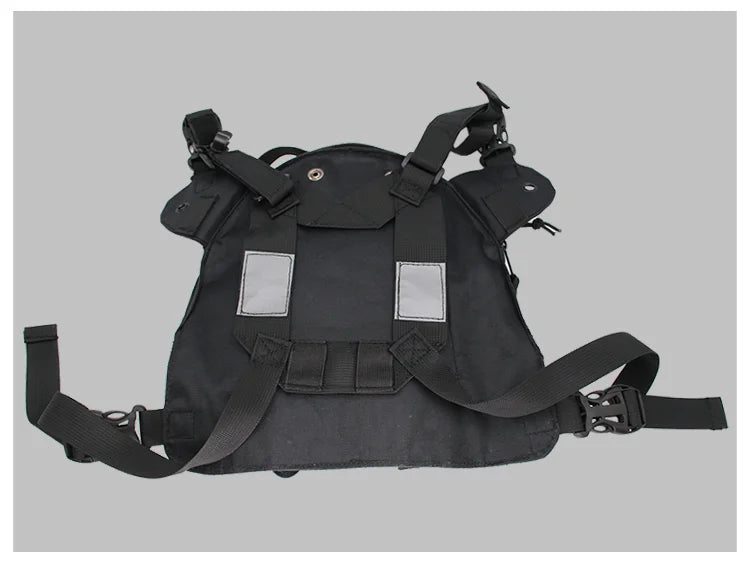 XIERDE Walkie Talkie Radio Holster & Chest Rig - Nylon Radio Case BLACKBEARD OUTDOOR INDUSTRIES