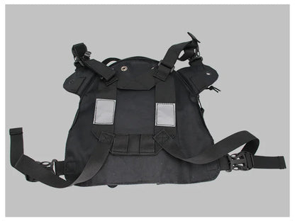 XIERDE Walkie Talkie Radio Holster & Chest Rig - Nylon Radio Case BLACKBEARD OUTDOOR INDUSTRIES
