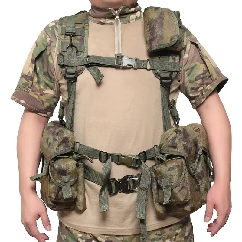 Gilet Tactique Russe SMERSH – Système Modulaire avec Pochettes Détachables Ma boutique