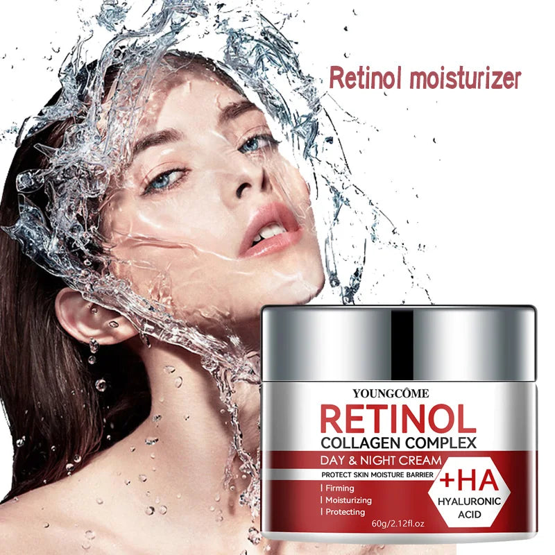 Crème Visage Anti-Âge et Hydratante au Rétinol et Collagène | Soin Réparateur Profond pour Peau Sèche et Mature - BLACKBEARD OUTDOOR INDUSTRIES