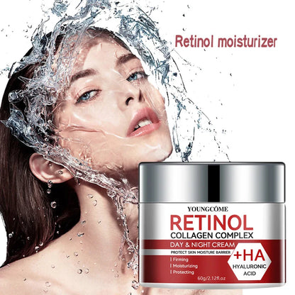 Crème Visage Anti-Âge et Hydratante au Rétinol et Collagène | Soin Réparateur Profond pour Peau Sèche et Mature - BLACKBEARD OUTDOOR INDUSTRIES