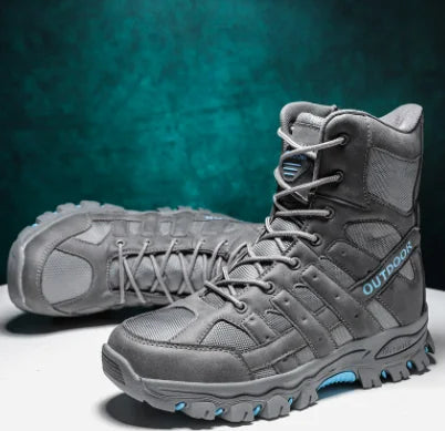 Bottes Militaires Outdoor - Bottes de Randonnée avec Semelles en Caoutchouc BLACKBEARD OUTDOOR INDUSTRIES