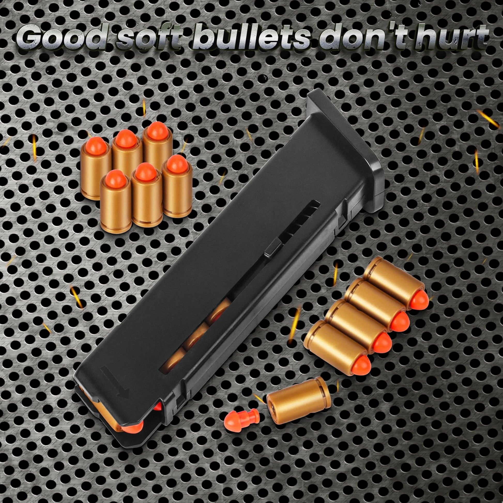 Toy Gun Accessories Plastic Shell casings - Toy Pistol Safety Bullet Filling Kit Ma boutique