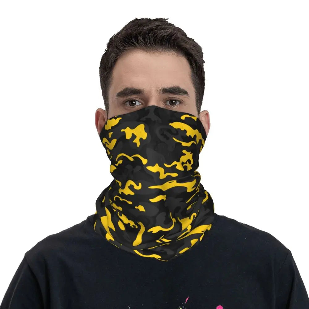 Tiger Stripe Camo – Bandeau Tour de Cou Hiver Multifonction pour Hommes et Femmes | Parfait pour Randonnée, Cyclisme, Sports Outdoor et Usage Quotidien - BLACKBEARD OUTDOOR INDUSTRIES