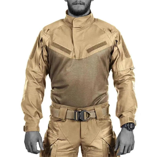 Chemise Tactique de Combat à Manches Longues pour Homme - Haut Camouflage pour Entraînement Militaire, Chasse, et Sports de Plein Air BLACKBEARD OUTDOOR INDUSTRIES