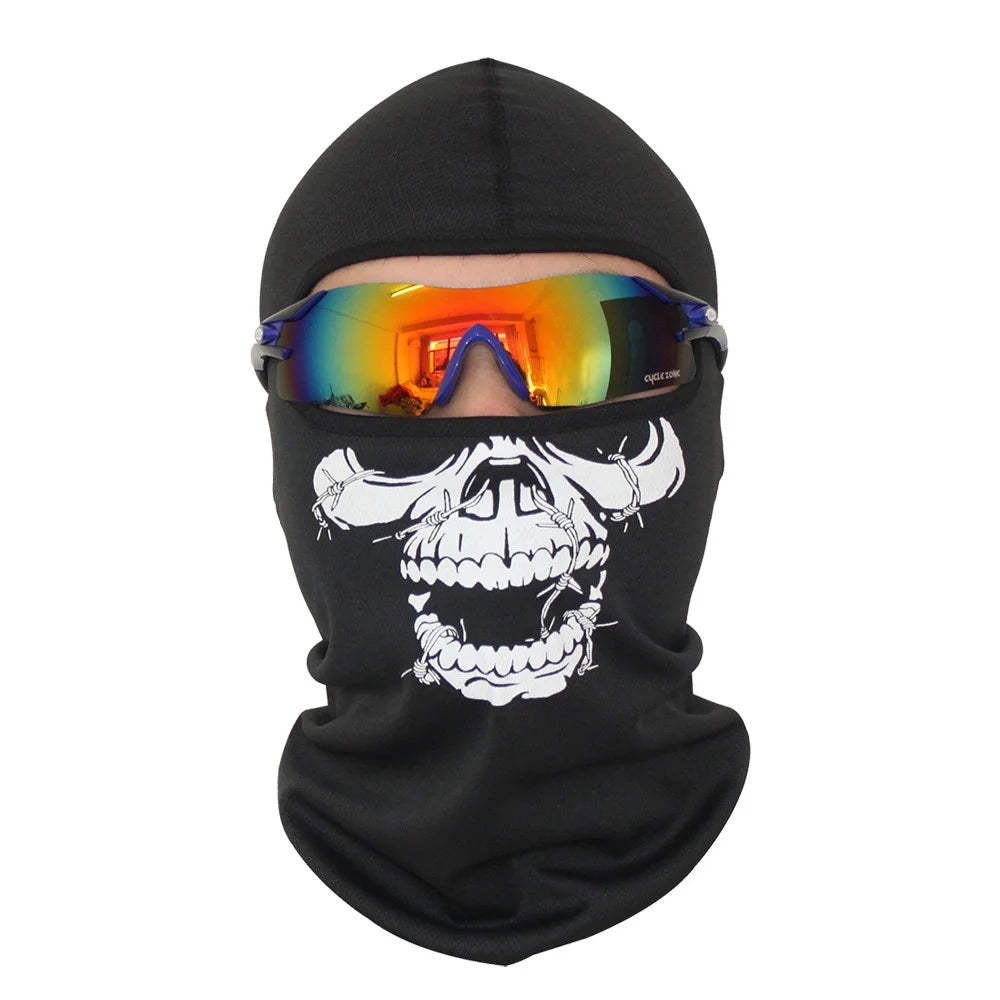 Full Face Mask Black Ghosts  Balaclava Skull Ma boutique