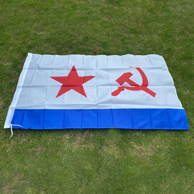 Drapeau de l'Union des Républiques Socialistes Soviétiques (URSS) - 90x150 cm – Polyester – Drapeau de la Révolution Rouge BLACKBEARD OUTDOOR INDUSTRIES