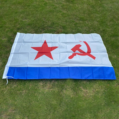 Drapeau de l'Union des Républiques Socialistes Soviétiques (URSS) - 90x150 cm – Polyester – Drapeau de la Révolution Rouge BLACKBEARD OUTDOOR INDUSTRIES