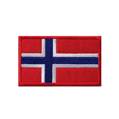 Patch Brodé Drapeau – international | Patch Militaire Tactique Velcro - BLACKBEARD OUTDOOR INDUSTRIES