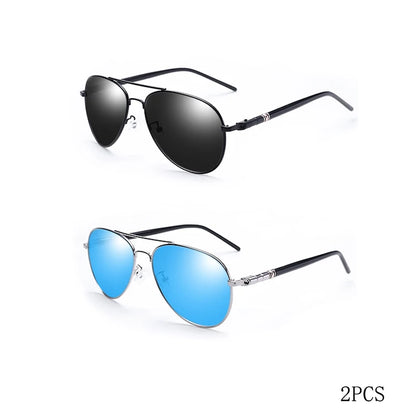 Lunettes de Soleil Polarisées VABBON – UV400 – Unisexe – Style Aviateur – Verres Miroirs Anti-Éblouissement - BLACKBEARD OUTDOOR INDUSTRIES