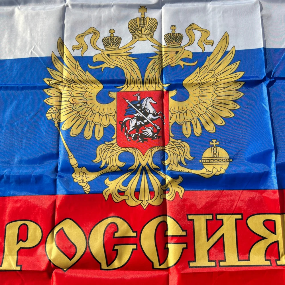 Drapeau de la Russie – 90x150 cm – Polyester – Drapeau Présidentiel Russe – Bannière Nationale BLACKBEARD OUTDOOR INDUSTRIES