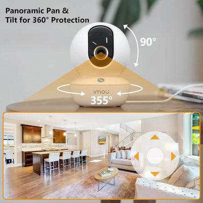 Caméra WiFi Intérieure IMOU Ranger RC 3MP / 5MP – Surveillance 360°, Audio Bidirectionnel, Détection Humaine & Vision Nocturne Ma boutique