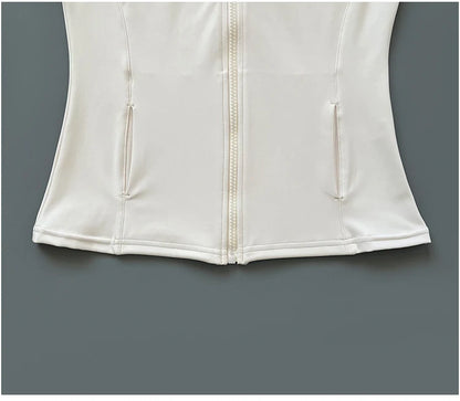 Veste Fitness à Col Montant pour Femme – Veste de Sport Slim-Fit à Fermeture Éclair, Séchage Rapide pour Yoga, Course et Cyclisme - BLACKBEARD OUTDOOR INDUSTRIES