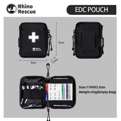 Rhino Rescue EDC Pouch - Tactical MOLLE-Compatible Everyday Carry Storage - BLACKBEARD OUTDOOR INDUSTRIES