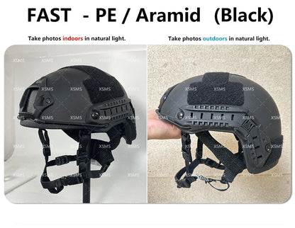Casque Balistique Tactique ACH High-Cut NIJ III+7.62 – Casque de Sécurité Aramide FAST Wendy – Protection Ballistique NIJ IIIA - BLACKBEARD OUTDOOR INDUSTRIES