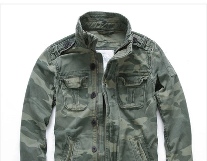 Veste Homme M65 Denim Rétro – Cargo Multi Poches – Style Militaire Outdoor Casual - BLACKBEARD OUTDOOR INDUSTRIES