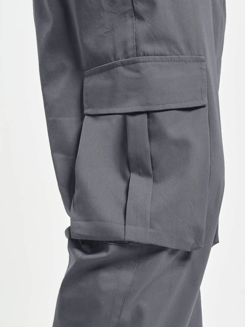 Pantalon Cargo Homme Grande Taille | Style Européen Décontracté | Taille Élastique & Cordon | Multi-poches | Léger & Confortable - BLACKBEARD OUTDOOR INDUSTRIES