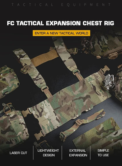 FCPC Chest Rig Mini Harness – Harnais H Style Ferro Ma boutique
