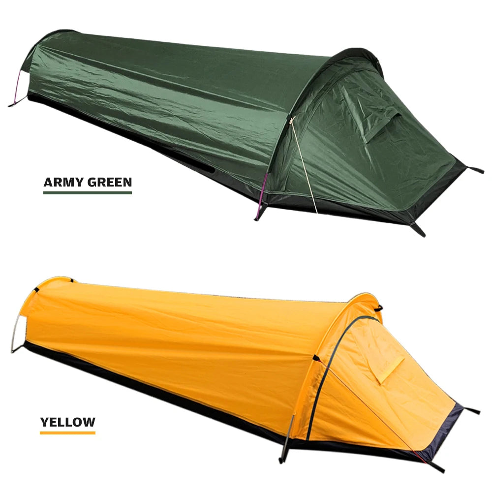 Tente Individuelle Ultra-Légère de Randonnée | Étanche & Compacte – Pour Camping, Trek, Bivouac, Été - BLACKBEARD OUTDOOR INDUSTRIES