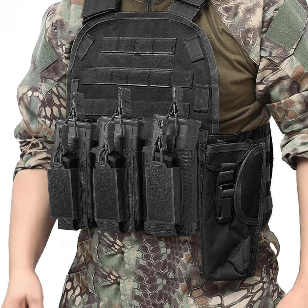 Triple Magazine Pouch Molle Mag Bag – Porte-chargeurs tactique polyvalent - BLACKBEARD OUTDOOR INDUSTRIES