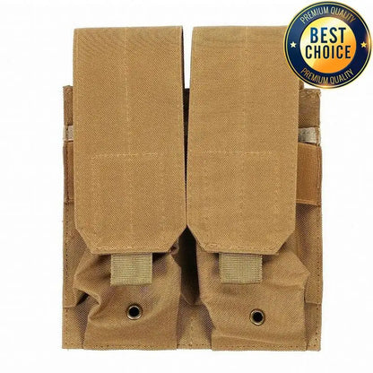 Tactical MOLLE 5.56mm Magazine Pouch – Double/Triple Mag Pouch pour M4, AR15, CS Rifle, Paintball & Chasse - BLACKBEARD OUTDOOR INDUSTRIES
