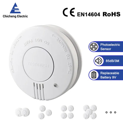 Détecteur de Fumée SA10 – Alarme de Fumée et Incendie avec Batterie Remplaçable 9V - BLACKBEARD OUTDOOR INDUSTRIES