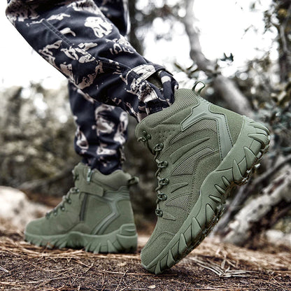 Bottes de Combat Tactiques Améliorées pour Homme - Chaussures de Randonnée Résistantes et Respirantes BLACKBEARD OUTDOOR INDUSTRIES