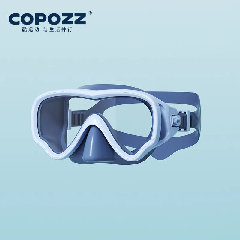 COPOZZ Masque de Plongée Enfant 4–15 ans – Masque Intégral HD Anti-Buée avec Tuba Amovible - BLACKBEARD OUTDOOR INDUSTRIES