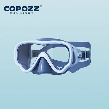 COPOZZ Masque de Plongée Enfant 4–15 ans – Masque Intégral HD Anti-Buée avec Tuba Amovible - BLACKBEARD OUTDOOR INDUSTRIES