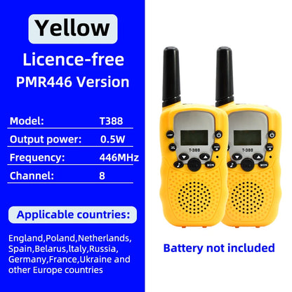 Talkie-Walkie pour Enfants T388 - Communication Amusante et Sécurisée - BLACKBEARD OUTDOOR INDUSTRIES