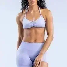 Brassière de Sport à Bretelles – Dos Croisé, Sans Armature, Rembourrage Amovible – Yoga, Fitness, Gym – Femme - BLACKBEARD OUTDOOR INDUSTRIES