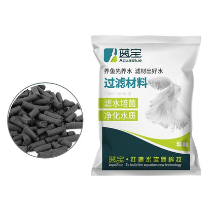 Charbon Actif Filtre Biologique pour Aquarium –  granulés 500g Ma boutique