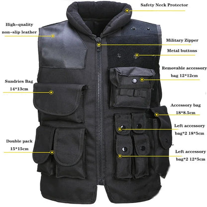 Gilet Tactique d’Intervention Type SWAT / SAS – Modèle Adulte & Enfant Ma boutique