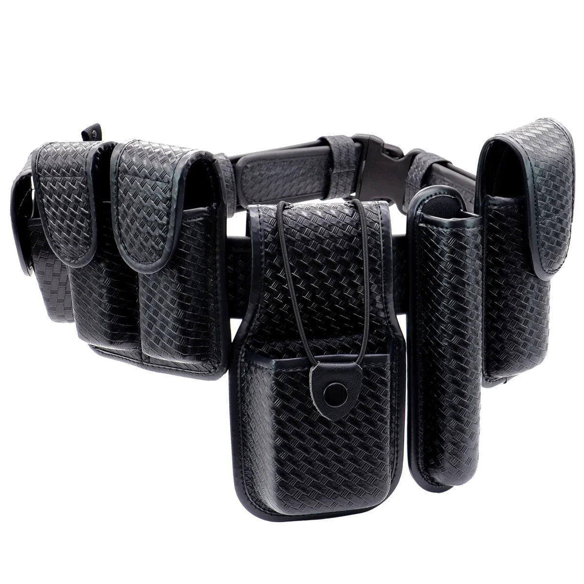 Set de Ceinture Tactique Modulaire pour Forces de l'Ordre - 8 en 1 avec Poche pour Chargeur et Étui à Menottes BLACKBEARD OUTDOOR INDUSTRIES