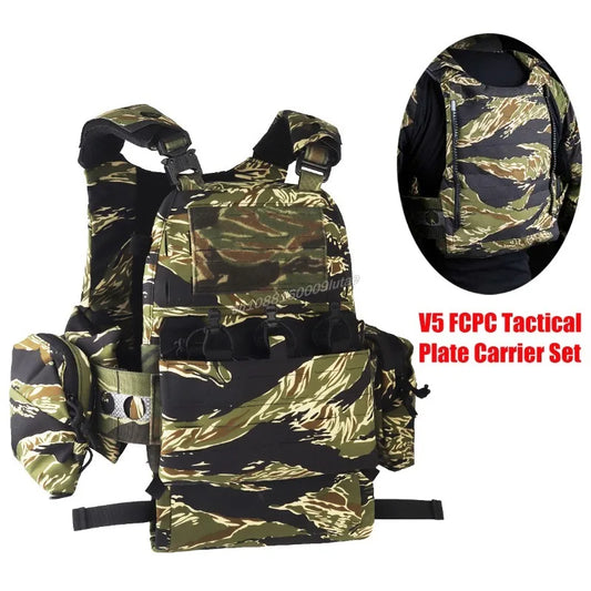 Gilet Tactique V5 FCPC MOLLE Plate Carrier – Protection & Modularité - BLACKBEARD OUTDOOR INDUSTRIES