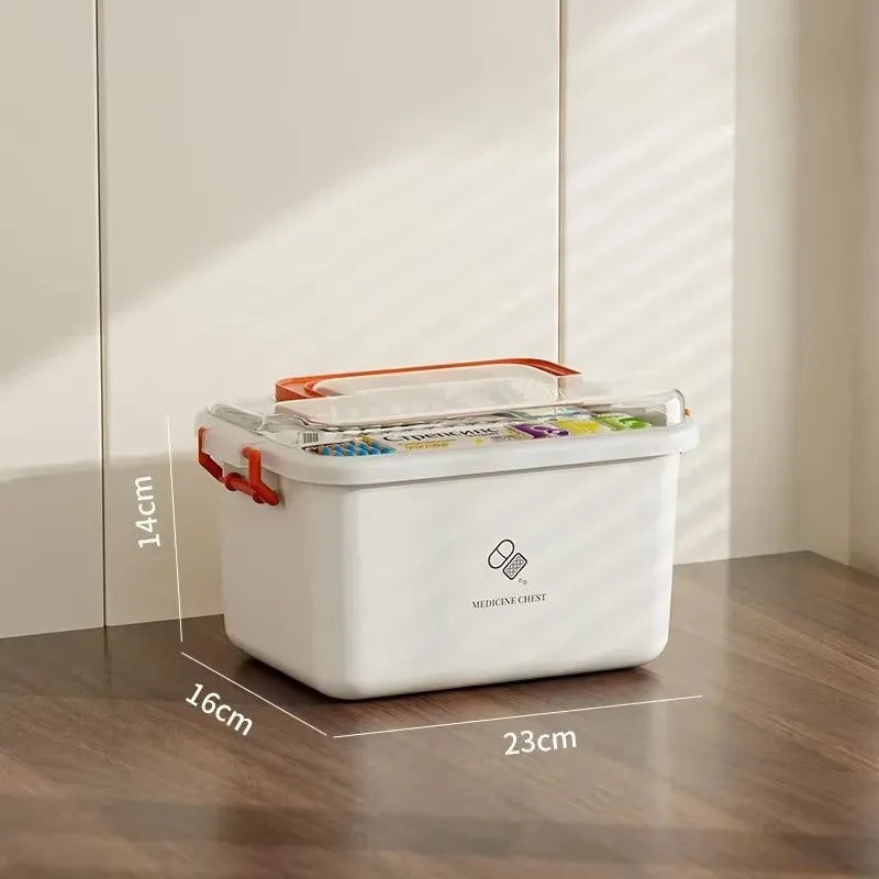 Boîte à Médicaments Portable Grande Capacité – Trousse de Premiers Secours Familiale avec Multi-Compartiments Ma boutique