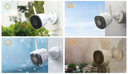 Lot de 3 Caméras IMOU Bullet 2C 4MP – Caméra WiFi Extérieure avec Détection Humaine IA, Vision Nocturne 30m & Étanchéité IP67 Ma boutique