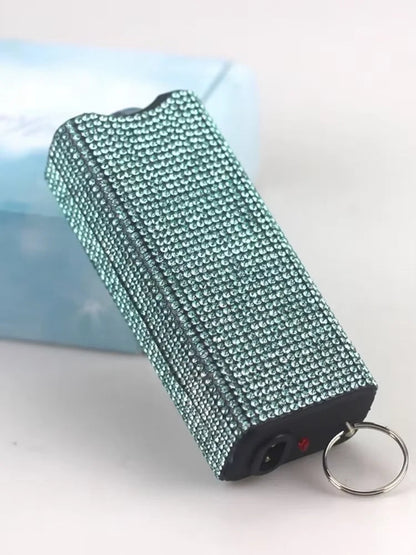 DiamondInlaid Multifunctional Portable Outdoor Tool Flashlight Arc Lighter USB Rechargeable Women's Gift BLACKBEARD OUTDOOR INDUSTRIES