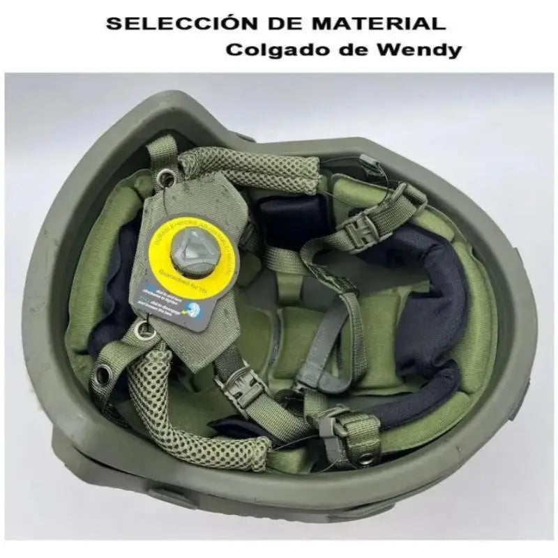 Casque Tactique Ballistique ACH High Cut NIJ IIIA - Casque Balistique de Haute Qualité avec Suspension Wendy's - BLACKBEARD OUTDOOR INDUSTRIES