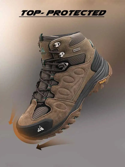 Bottes de Randonnée Hautes pour Homme – Chaussures Outdoor d’Hiver, Lacets, Antidérapantes, Confortables et Chaudes, Idéales pour Trekking et Activités Sportives - BLACKBEARD OUTDOOR INDUSTRIES