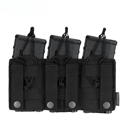 IDOGEAR Poche Tactique LSR 556 Triple Mag Carrier MOLLE - Poche à Munitions Découpée au Laser BLACKBEARD OUTDOOR INDUSTRIES