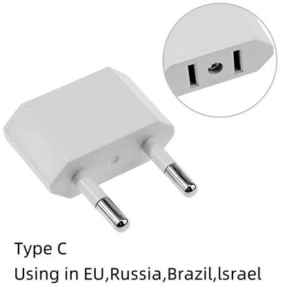 EU Travel Plug Adapter – Convertisseur American CN/US vers EU Euro Power Plug - BLACKBEARD OUTDOOR INDUSTRIES