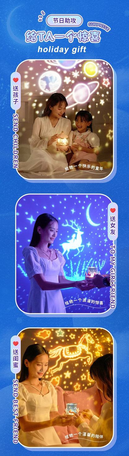 Starry Sky lampe de chevet animée Bluetooth Ma boutique