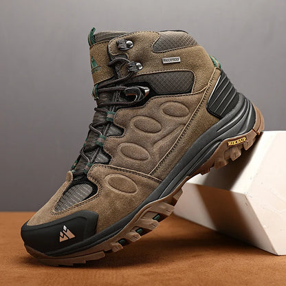 Bottes de Randonnée Hautes pour Homme – Chaussures Outdoor d’Hiver, Lacets, Antidérapantes, Confortables et Chaudes, Idéales pour Trekking et Activités Sportives - BLACKBEARD OUTDOOR INDUSTRIES