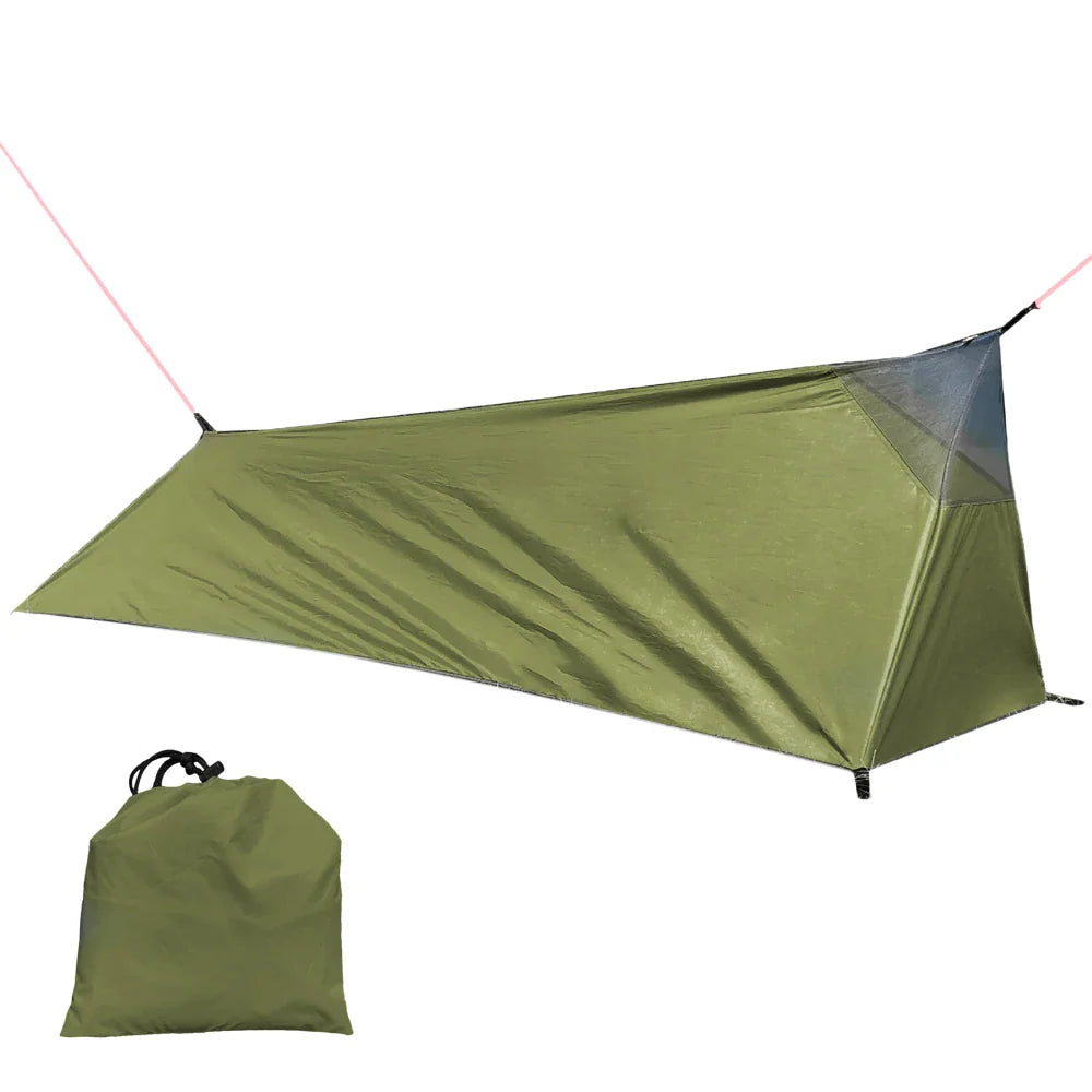 Tente de randonnée Sac de couchage pour camping en extérieur, légère, pour une personne avec moustiquaire - BLACKBEARD OUTDOOR INDUSTRIES