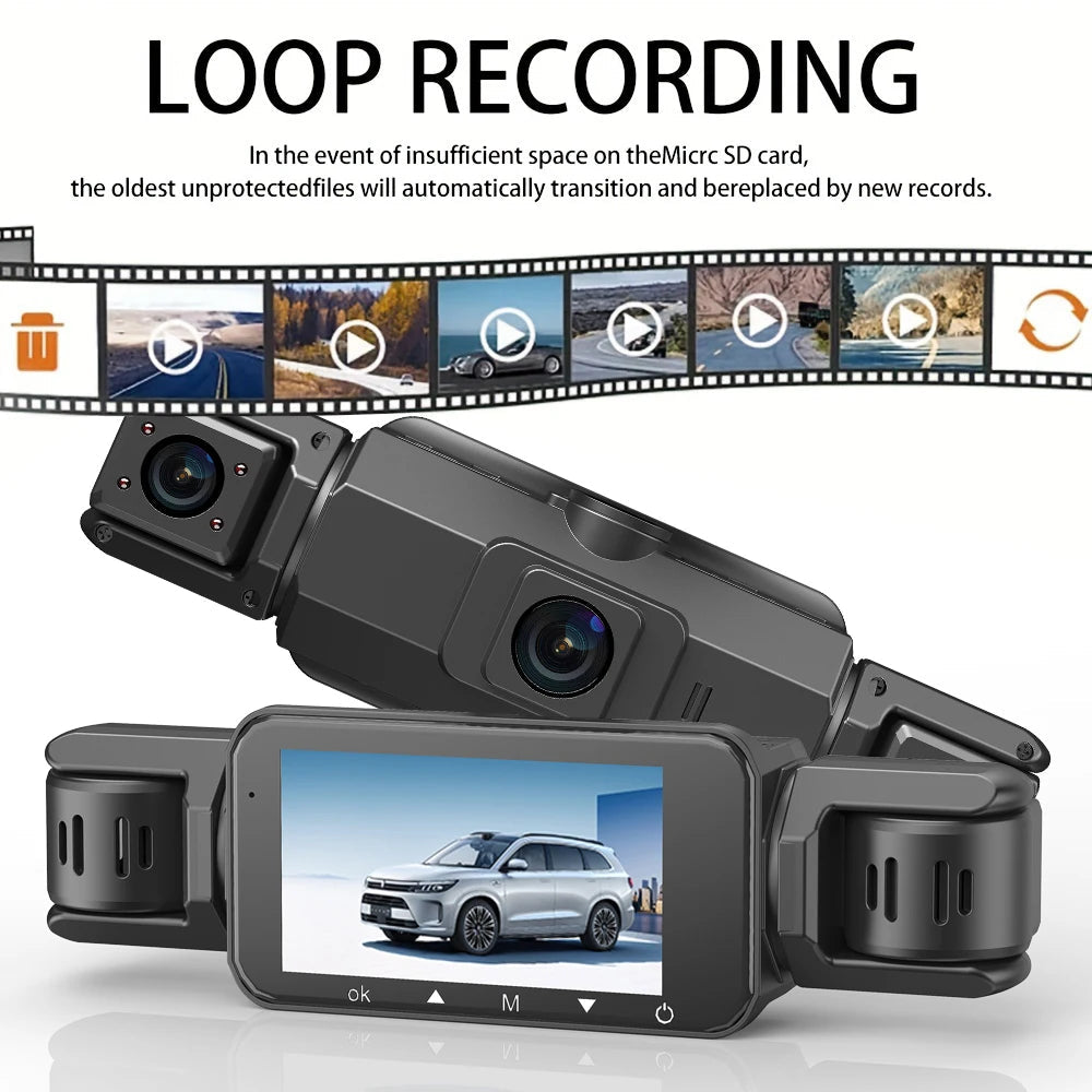 📷 Caméra Voiture 4 Canaux 1080P – GMAIPOP DVR avec Vision Nocturne, WiFi & Enregistrement 360° Ma boutique